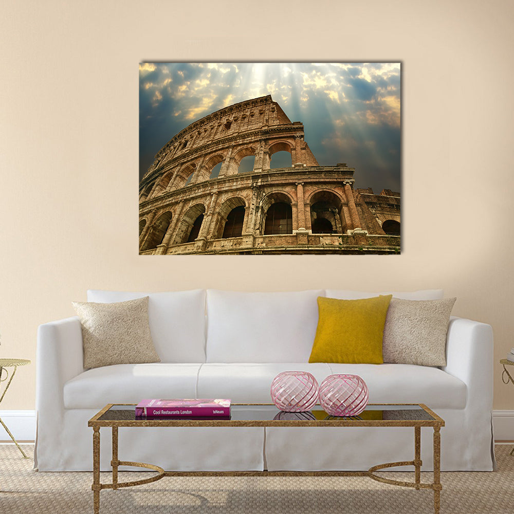 Great Colosseum in Rome multi panel canvas wall art