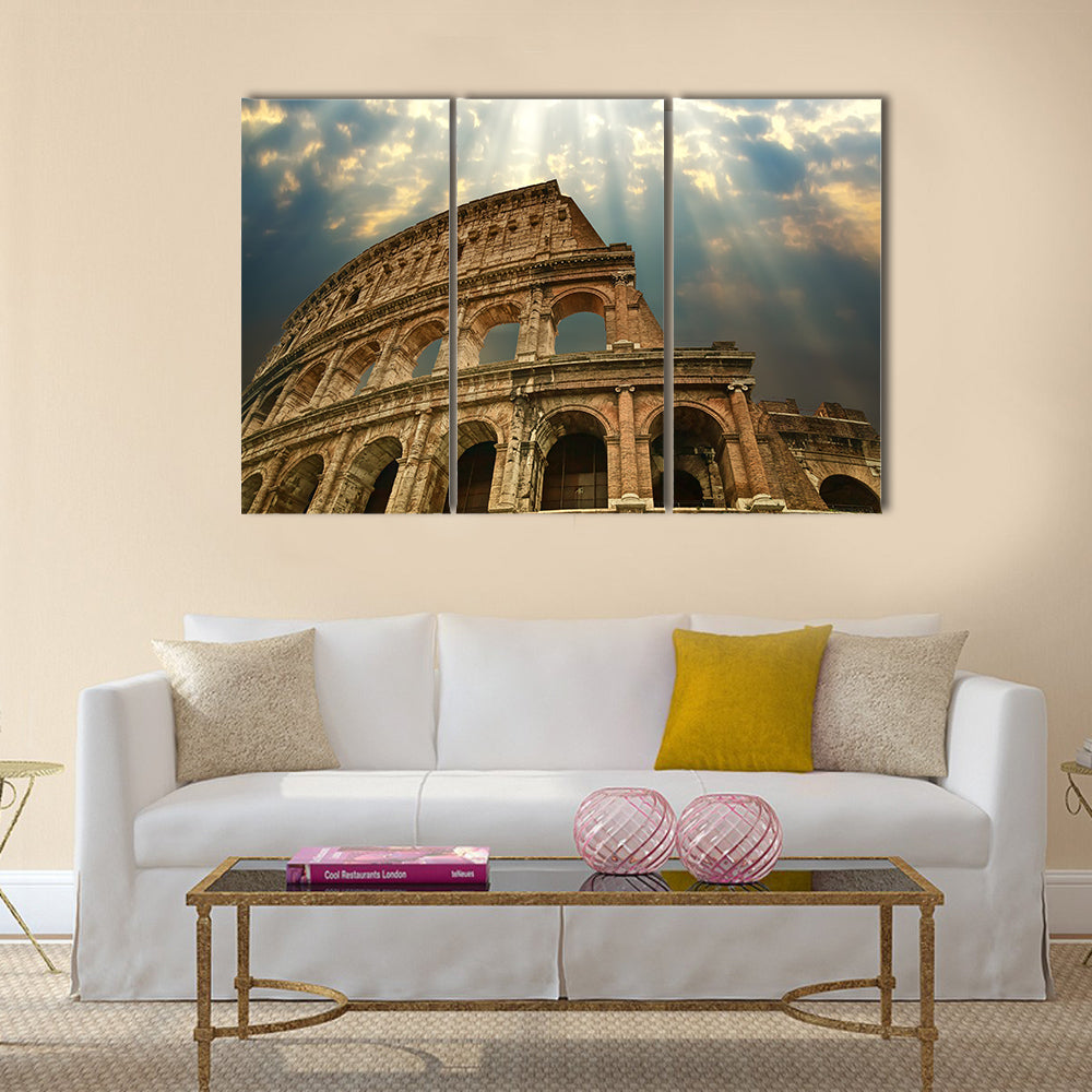 Great Colosseum in Rome multi panel canvas wall art