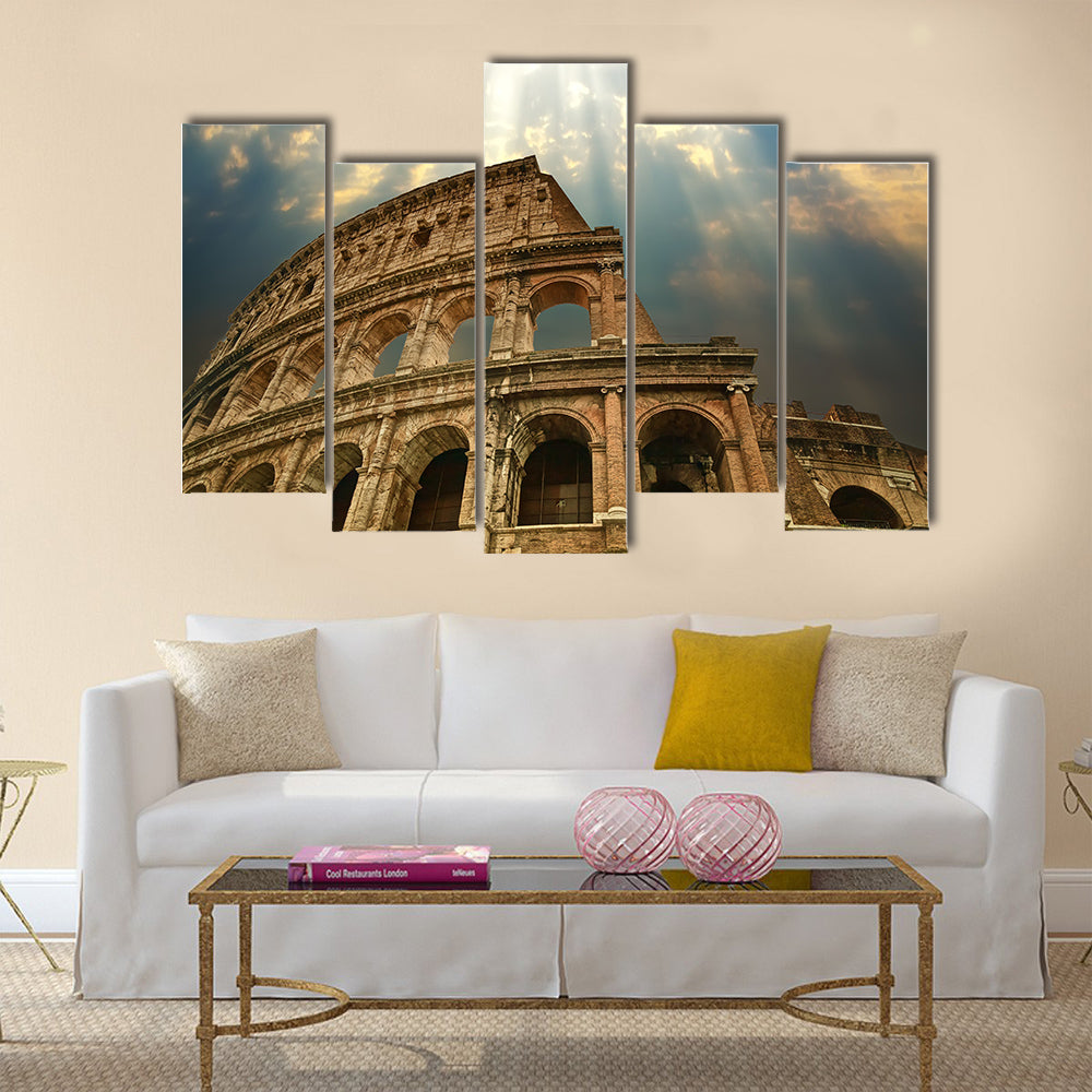 Great Colosseum in Rome multi panel canvas wall art