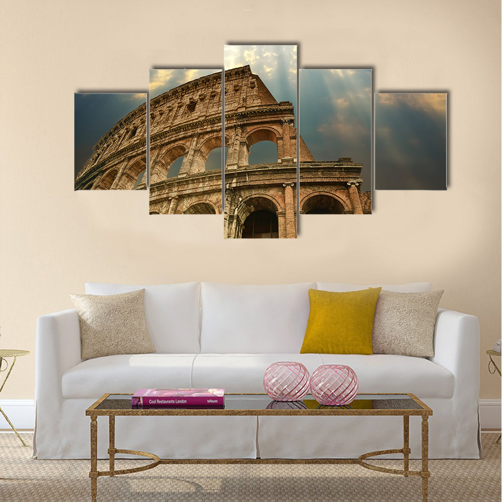 Great Colosseum in Rome multi panel canvas wall art