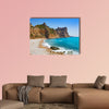 Cala del Moraig beach in Benitachell of Alicante at Spain multi panel canvas wall