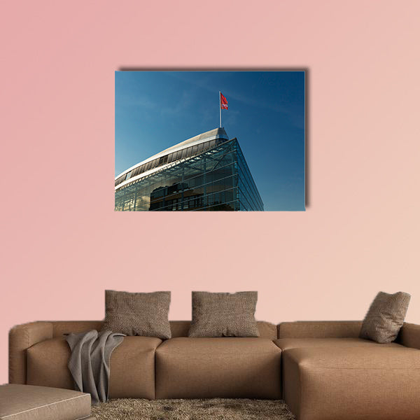 Konrad-Adenauer-Haus - headquarters of the CDU multi panel canvas wall art