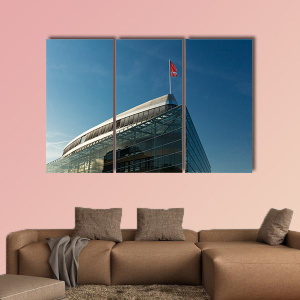 Konrad-Adenauer-Haus - headquarters of the CDU multi panel canvas wall art