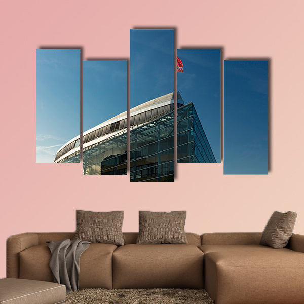 Konrad-Adenauer-Haus - headquarters of the CDU multi panel canvas wall art
