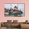 View on Oberhofen Castle Switzerland, Europe multi panel canvas wall art