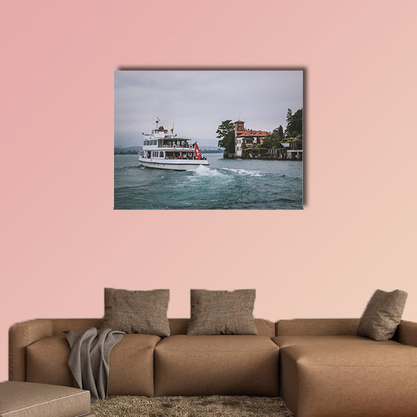 View on Oberhofen Castle multi panel canvas wall art