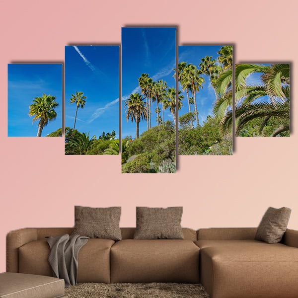 Beautiful scenery around Laguna Beach, California Multi panel canvas wall art