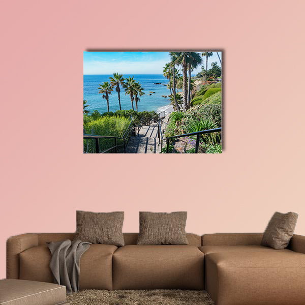 Beautiful scenery around Laguna Beach, California Multi panel canvas wall art