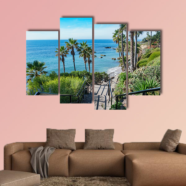 Beautiful scenery around Laguna Beach, California Multi panel canvas wall art