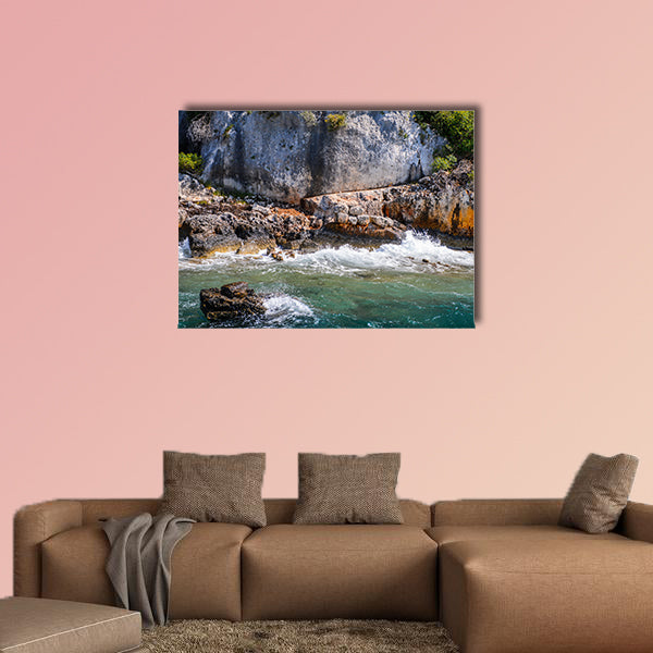 Remains of the ancient Lycian city on the Kekova island, wall art