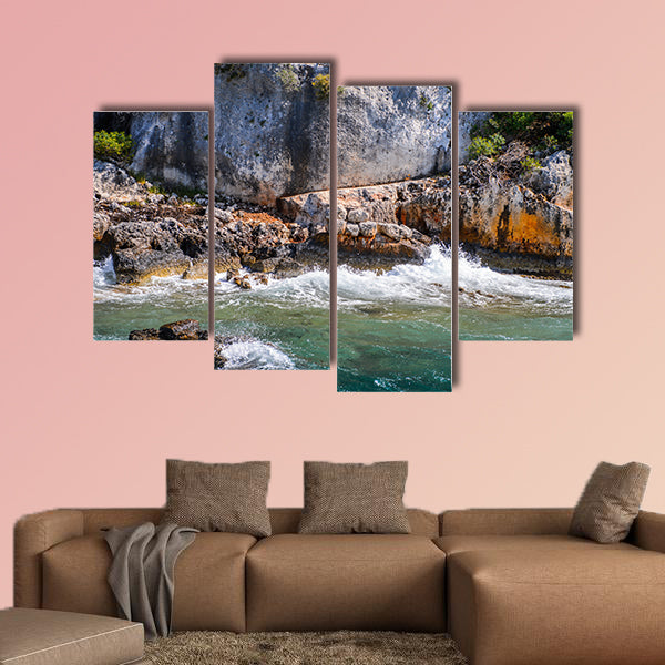 Remains of the ancient Lycian city on the Kekova island, wall art