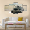 The main Russian tank T-90 Multi Panel Canvas Wall Art