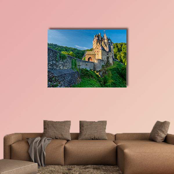 Burg Eltz castle in Rhineland, Palatinate state, Germany multi panel canvas wall art