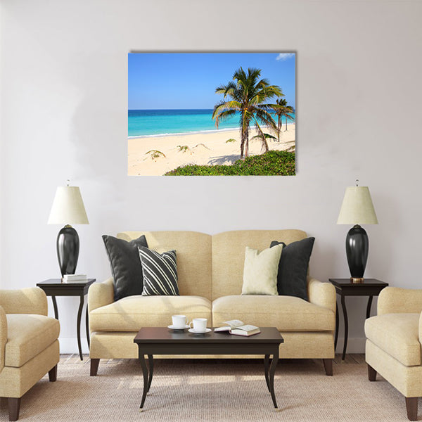 Caribbean beach Playa Megano Multi panel canvas wall art