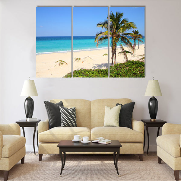 Caribbean beach Playa Megano Multi panel canvas wall art