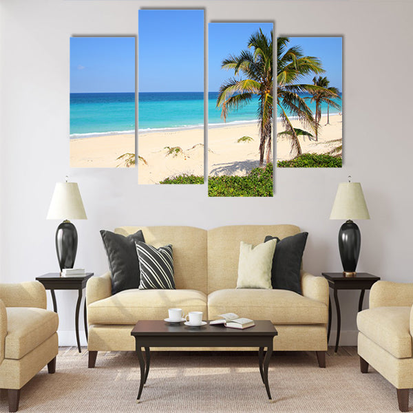 Caribbean beach Playa Megano Multi panel canvas wall art