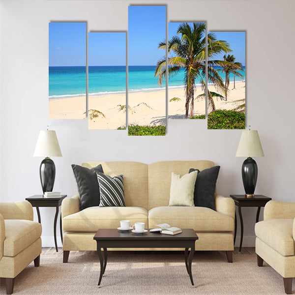 Caribbean beach Playa Megano Multi panel canvas wall art