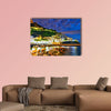 View of Amalfi village along Amalfi Coast in Italy at night wall art