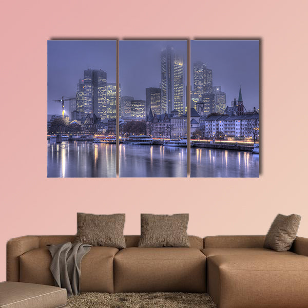  Skyline Frankfurt am Main multi panel canvas wall art