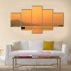 Sunset In beach, Multi Panel Canvas Wall Art