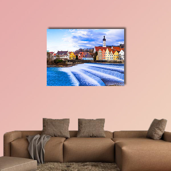 Beautiful Landsberg am Lech village, Bavaria, Germany wall art