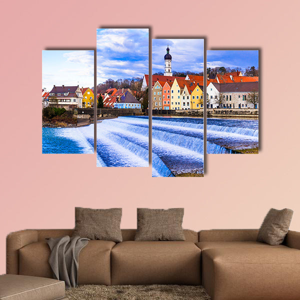 Beautiful Landsberg am Lech village, Bavaria, Germany wall art