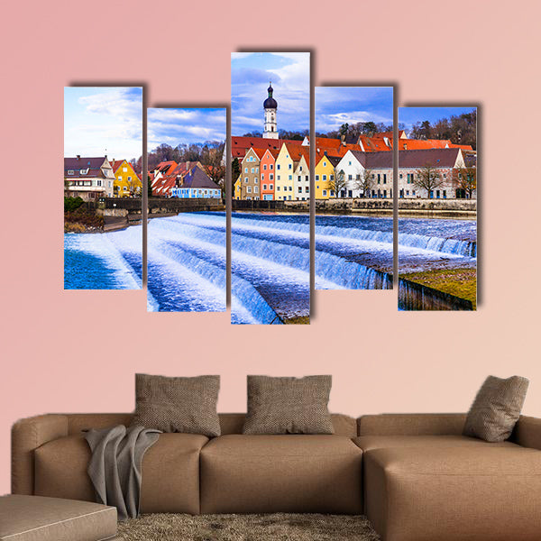 Beautiful Landsberg am Lech village, Bavaria, Germany wall art