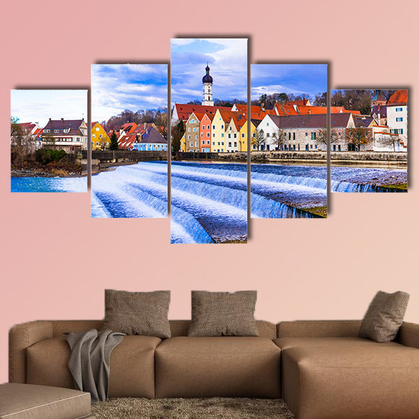 Beautiful Landsberg am Lech village, Bavaria, Germany wall art