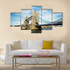 Tower bridge of London on sunny day Multi panel canvas wall art