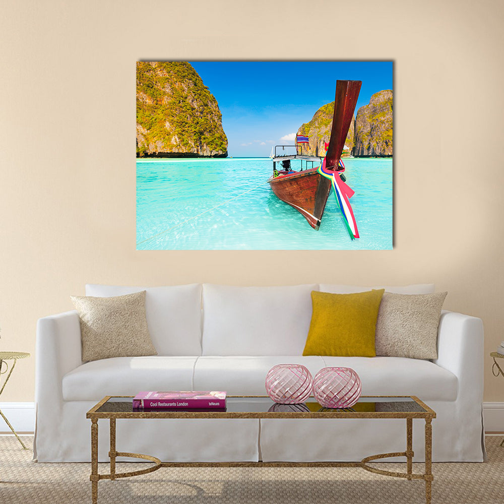 Maya Bay at Sunrise Multi panel canvas wall art