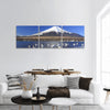 Mt.fuji and swans in Lake Yamanaka panoramic canvas wall art