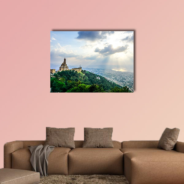 Harissa Our Lady of Lebanon Marian Shrine Pilgrimage Site wall art