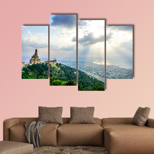 Harissa Our Lady of Lebanon Marian Shrine Pilgrimage Site wall art