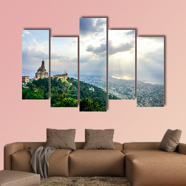 Harissa Our Lady of Lebanon Marian Shrine Pilgrimage Site wall art