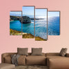 Beirut Raouche Pigeons Rock with Picturesque Sea View multi panel canvas wall art