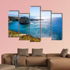 Beirut Raouche Pigeons Rock with Picturesque Sea View multi panel canvas wall art