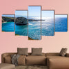 Beirut Raouche Pigeons Rock with Picturesque Sea View multi panel canvas wall art