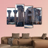 Ruins of the Zvartnos temple in Yerevan, Armenia multi panel canvas wall art