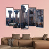 Ruins of the Zvartnos temple in Yerevan, Armenia multi panel canvas wall art