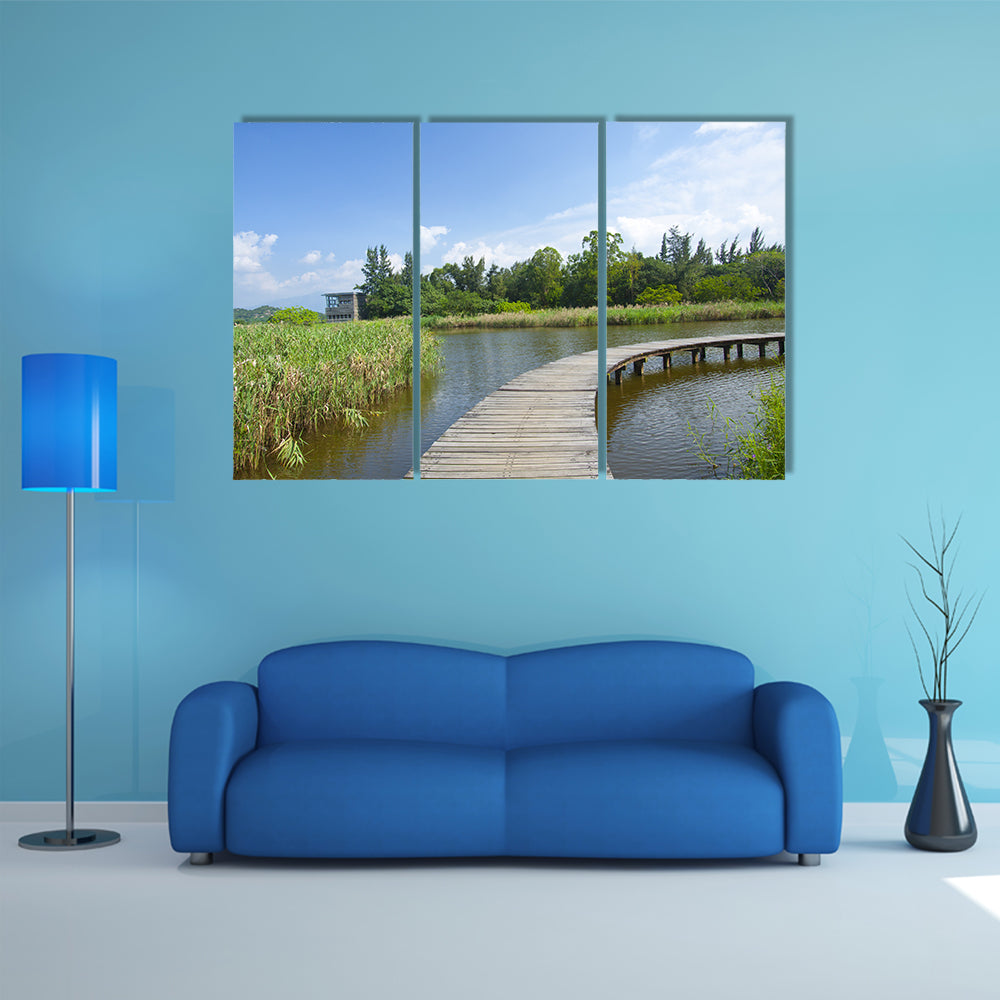 Hong Kong Wetland Park multi panel canvas wall art