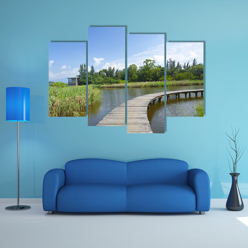Hong Kong Wetland Park multi panel canvas wall art