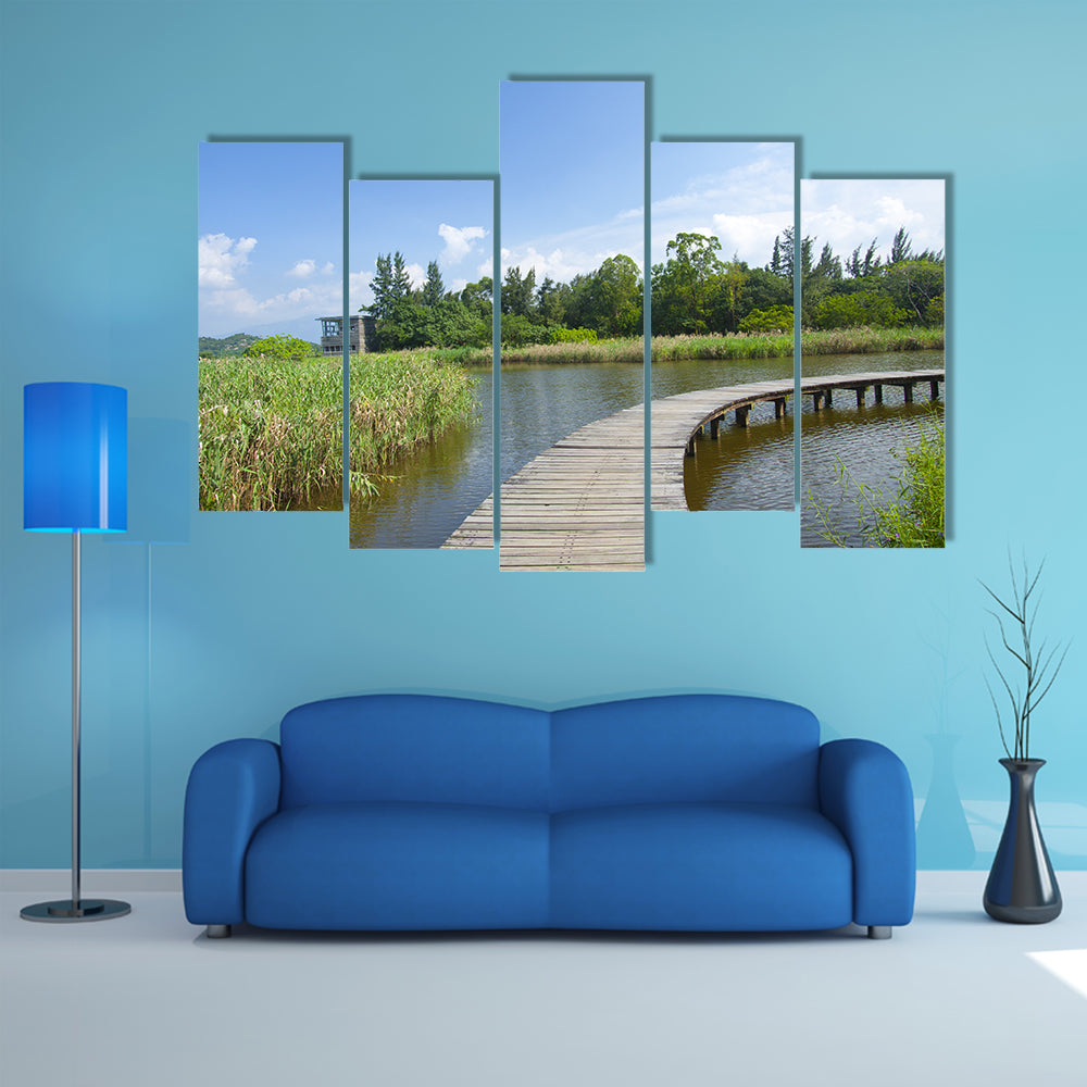 Hong Kong Wetland Park multi panel canvas wall art