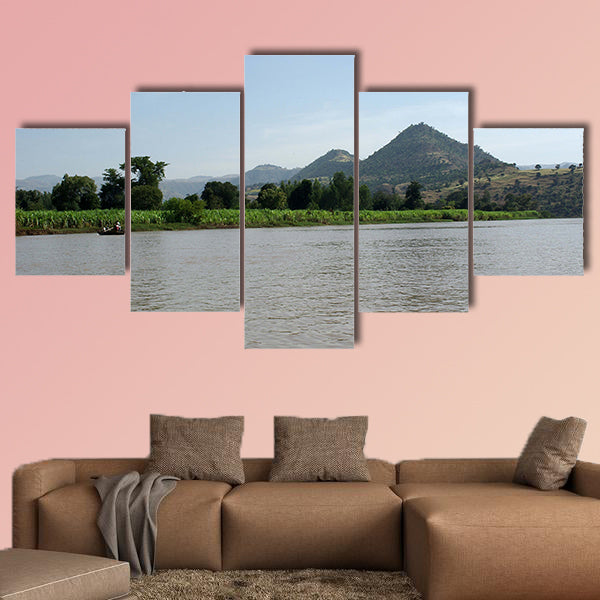 Landscape in Ethiopia Multi panel canvas wall art