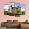 Saumur Chateau with dramatic sky behind and multi panel canvas wall art