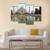 Taj Mahal in India Multi panel canvas wall art