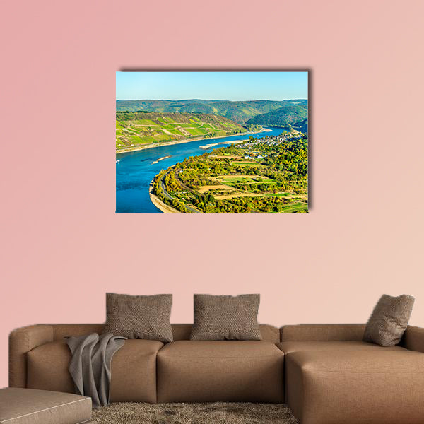 The great loop of the Rhine at Boppard in Germany wall art