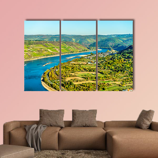 The great loop of the Rhine at Boppard in Germany wall art