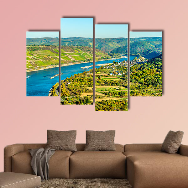 The great loop of the Rhine at Boppard in Germany wall art