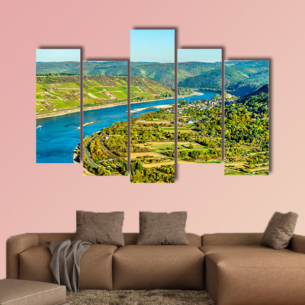 The great loop of the Rhine at Boppard in Germany wall art