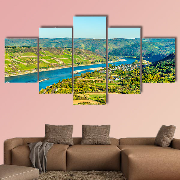 The great loop of the Rhine at Boppard in Germany wall art